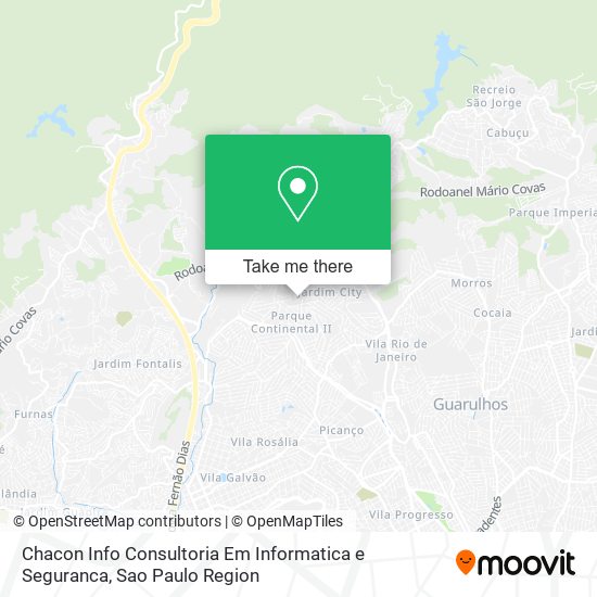 Chacon Info Consultoria Em Informatica e Seguranca map