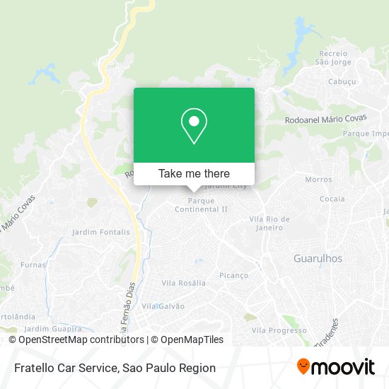 Mapa Fratello Car Service