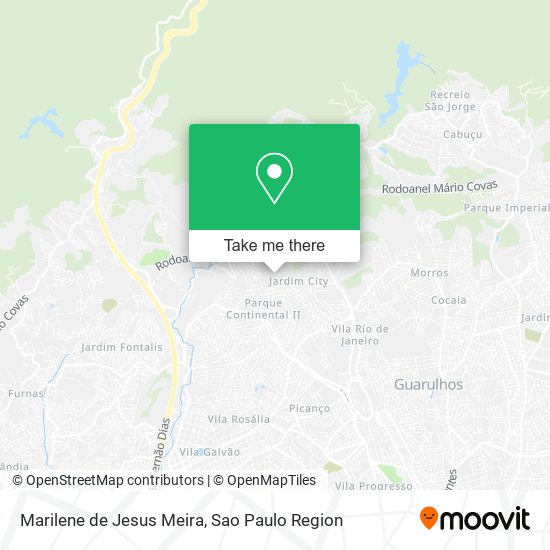 Marilene de Jesus Meira map