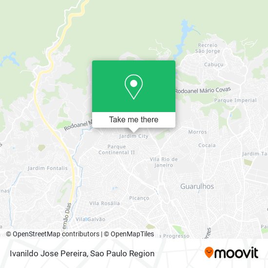Ivanildo Jose Pereira map