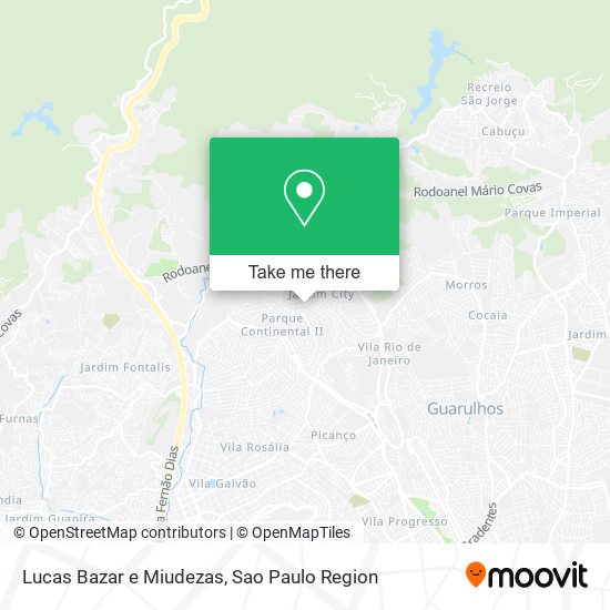 Lucas Bazar e Miudezas map