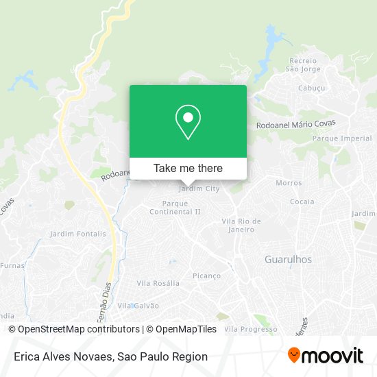 Erica Alves Novaes map