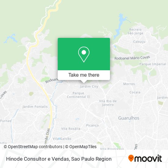 Hinode Consultor e Vendas map