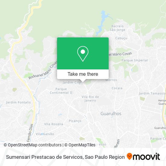 Sumensari Prestacao de Servicos map