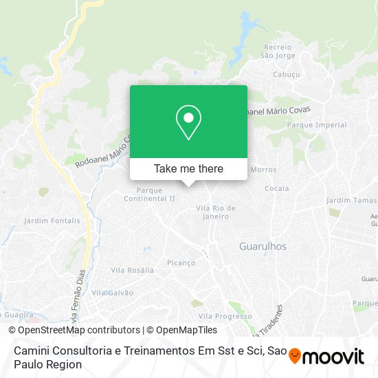Camini Consultoria e Treinamentos Em Sst e Sci map