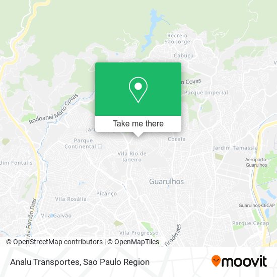 Analu Transportes map