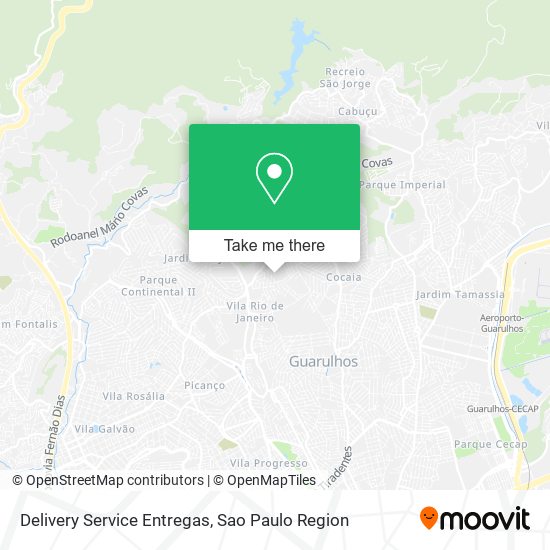 Delivery Service Entregas map
