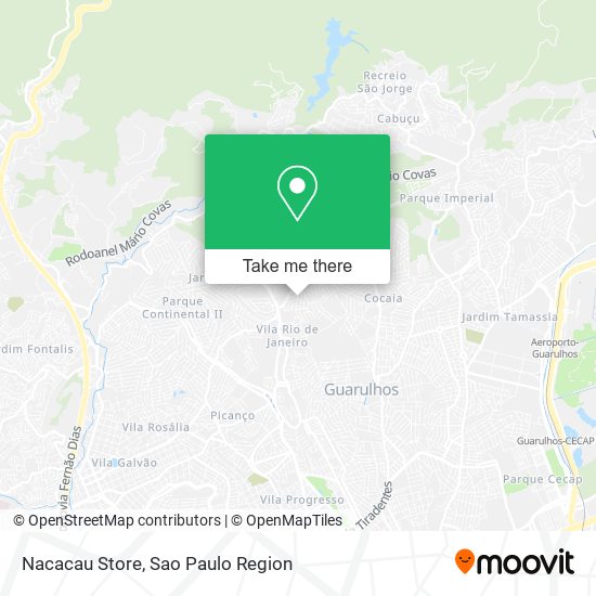 Mapa Nacacau Store