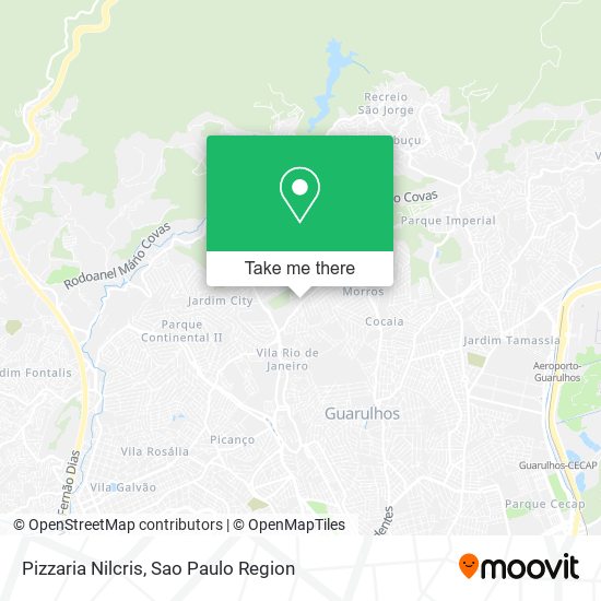 Pizzaria Nilcris map