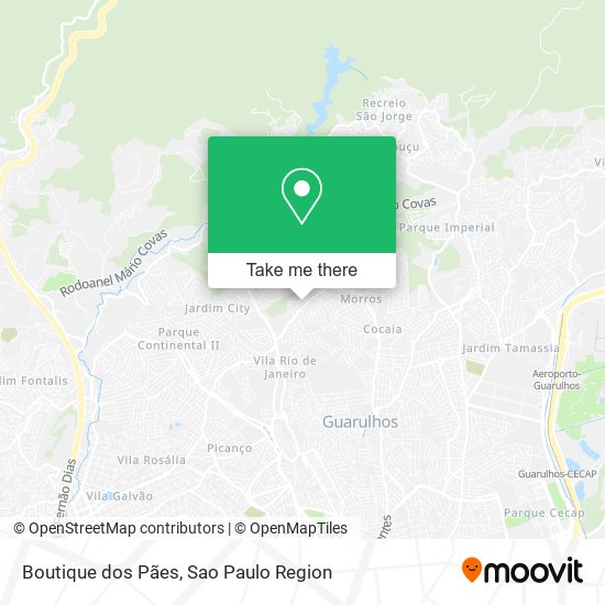 Mapa Boutique dos Pães