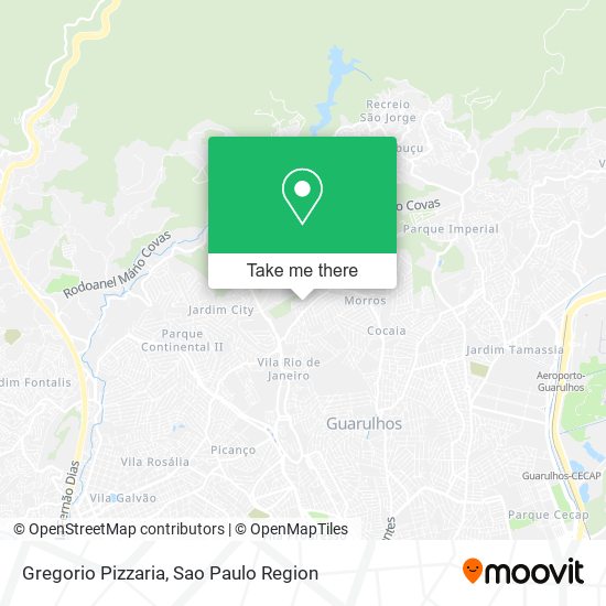 Gregorio Pizzaria map