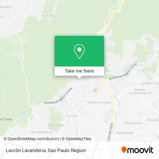 Lavclin Lavanderia map