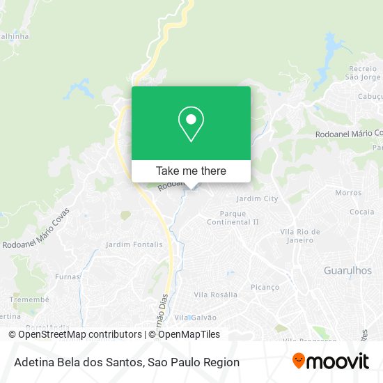 Adetina Bela dos Santos map