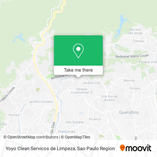 Yoyo Clean Servicos de Limpeza map