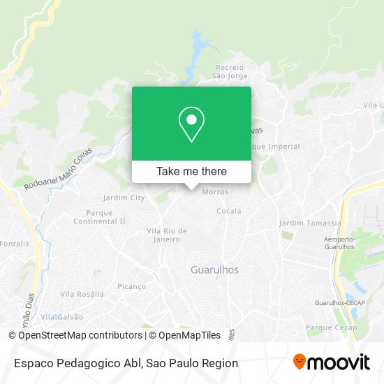 Espaco Pedagogico Abl map