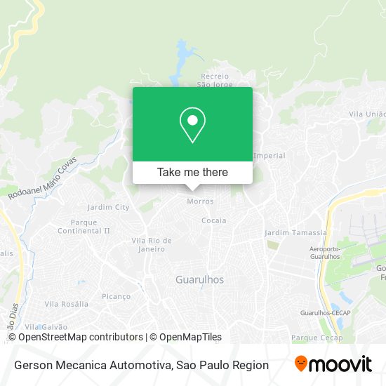 Gerson Mecanica Automotiva map