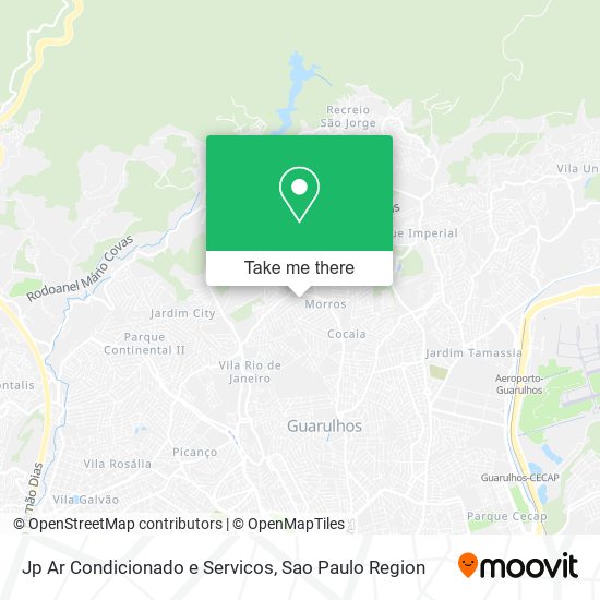 Jp Ar Condicionado e Servicos map