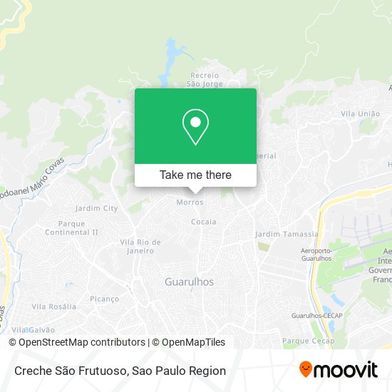 Creche São Frutuoso map