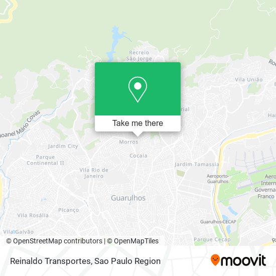 Reinaldo Transportes map