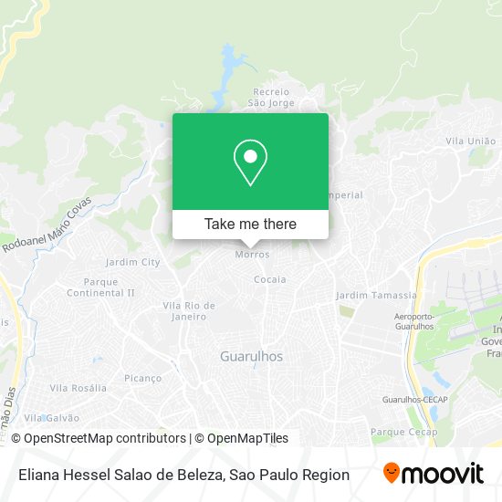 Mapa Eliana Hessel Salao de Beleza