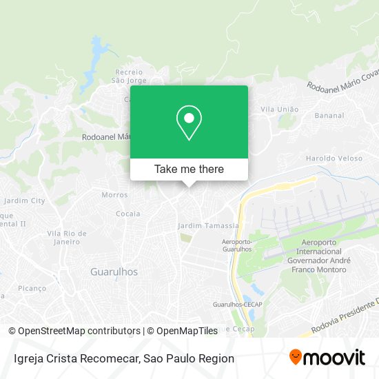 Igreja Crista Recomecar map