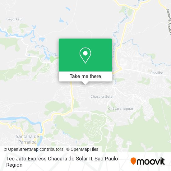 Tec Jato Express Chácara do Solar II map