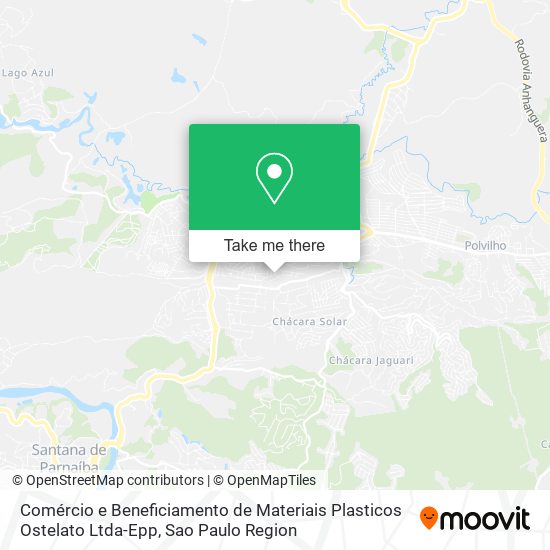 Comércio e Beneficiamento de Materiais Plasticos Ostelato Ltda-Epp map