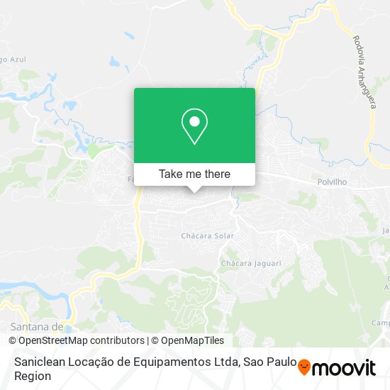 Saniclean Locação de Equipamentos Ltda map