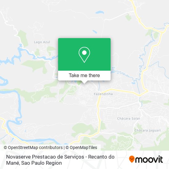 Novaserve Prestacao de Serviços - Recanto do Mané map