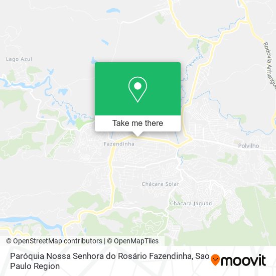 Paróquia Nossa Senhora do Rosário Fazendinha map