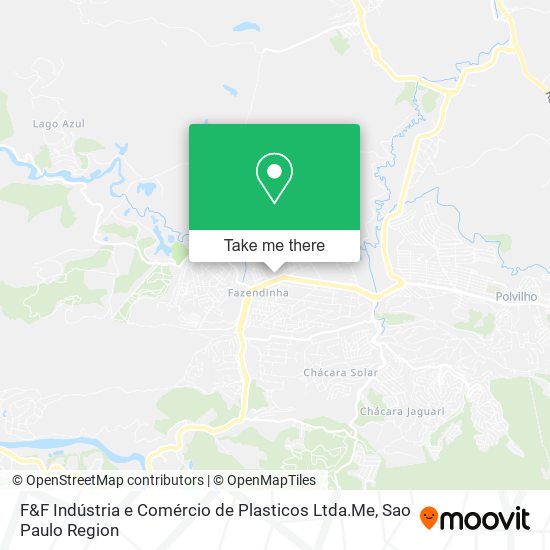 F&F Indústria e Comércio de Plasticos Ltda.Me map