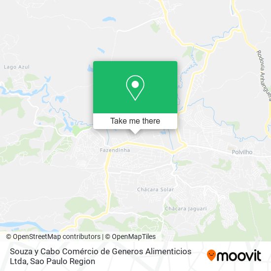 Souza y Cabo Comércio de Generos Alimenticios Ltda map