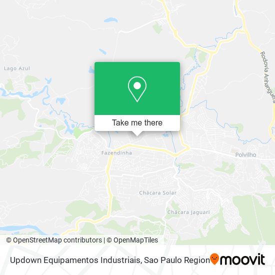 Mapa Updown Equipamentos Industriais