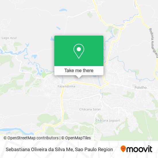 Sebastiana Oliveira da Silva Me map