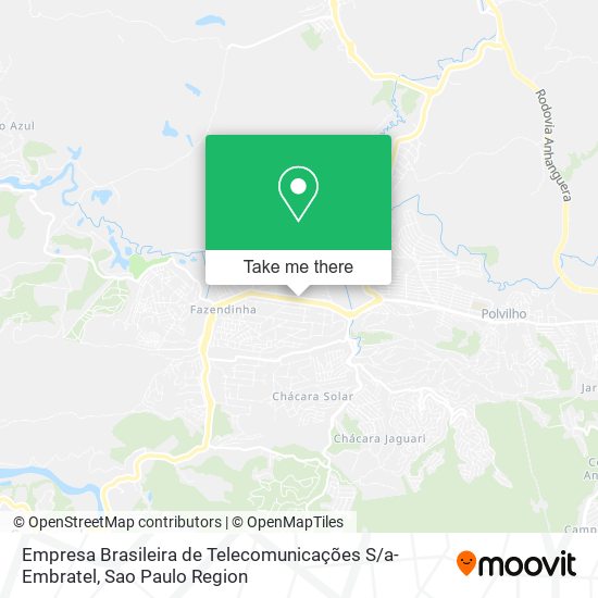 Empresa Brasileira de Telecomunicações S / a-Embratel map