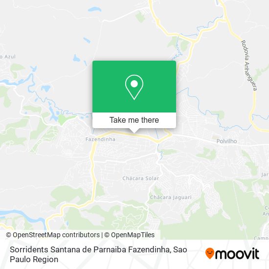 Sorridents Santana de Parnaiba Fazendinha map