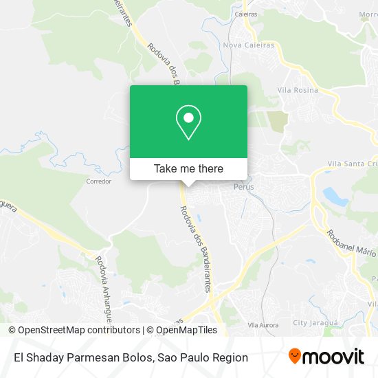 El Shaday Parmesan Bolos map