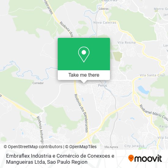 Embraflex Indústria e Comércio de Conexoes e Mangueiras Ltda map