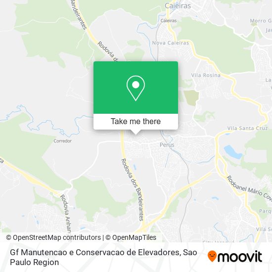 Gf Manutencao e Conservacao de Elevadores map