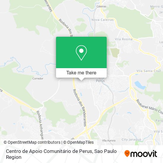 Centro de Apoio Comunitário de Perus map