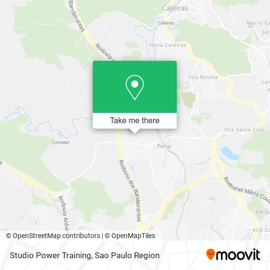 Studio Power Training map