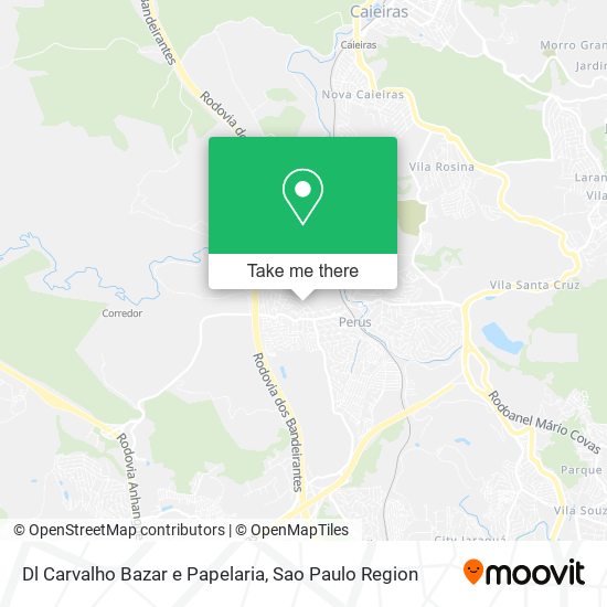 Mapa Dl Carvalho Bazar e Papelaria