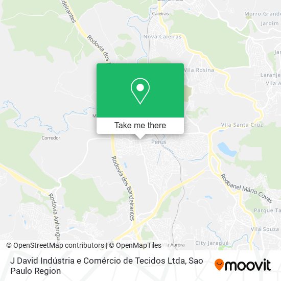 J David Indústria e Comércio de Tecidos Ltda map