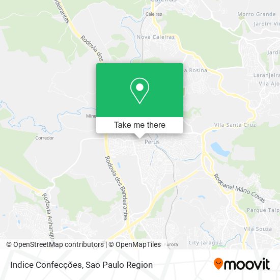 Indice Confecções map