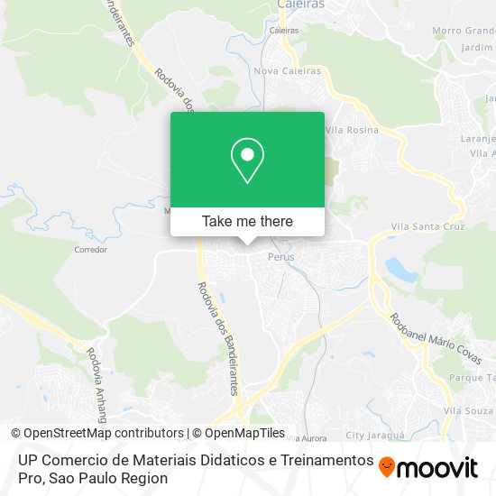 Mapa UP Comercio de Materiais Didaticos e Treinamentos Pro