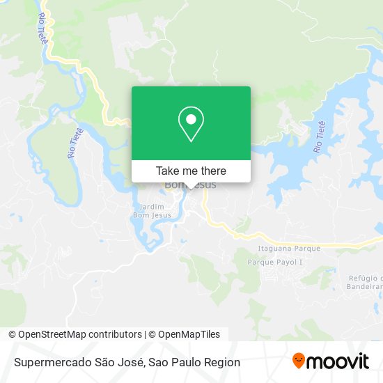 Mapa Supermercado São José