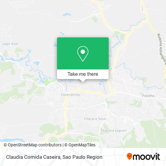 Mapa Claudia Comida Caseira