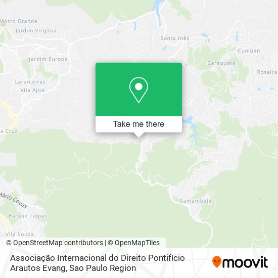 Associação Internacional do Direito Pontifício Arautos Evang map