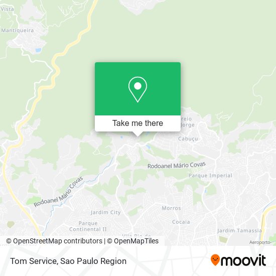 Mapa Tom Service