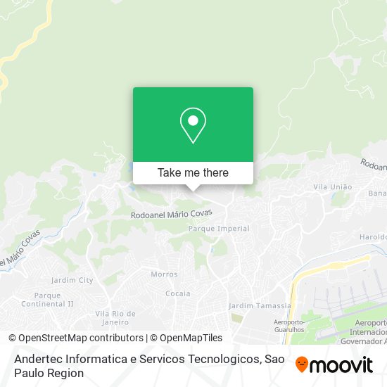 Andertec Informatica e Servicos Tecnologicos map